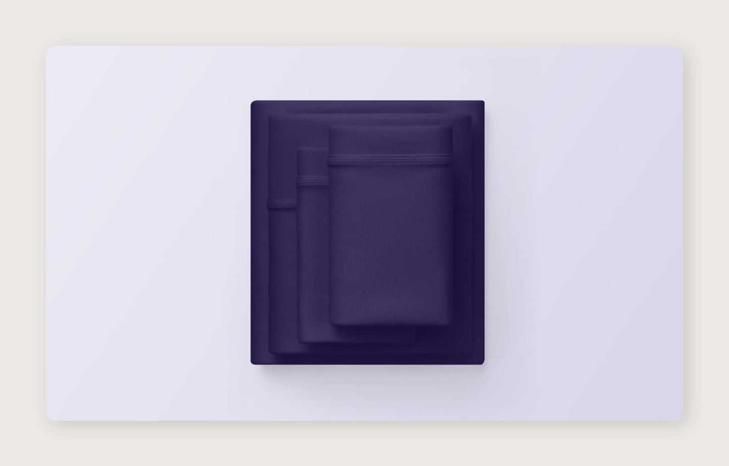 Purple Soft Stretch Sheets Deep Purple