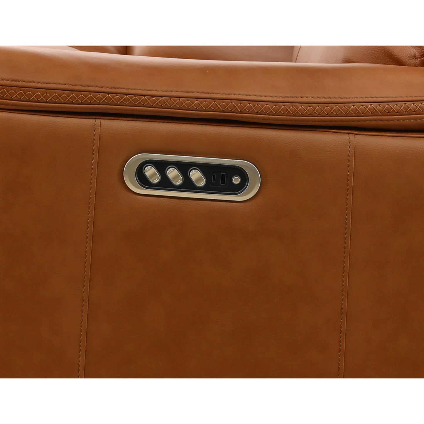 Samarah Power Reclining Leather Sofa
