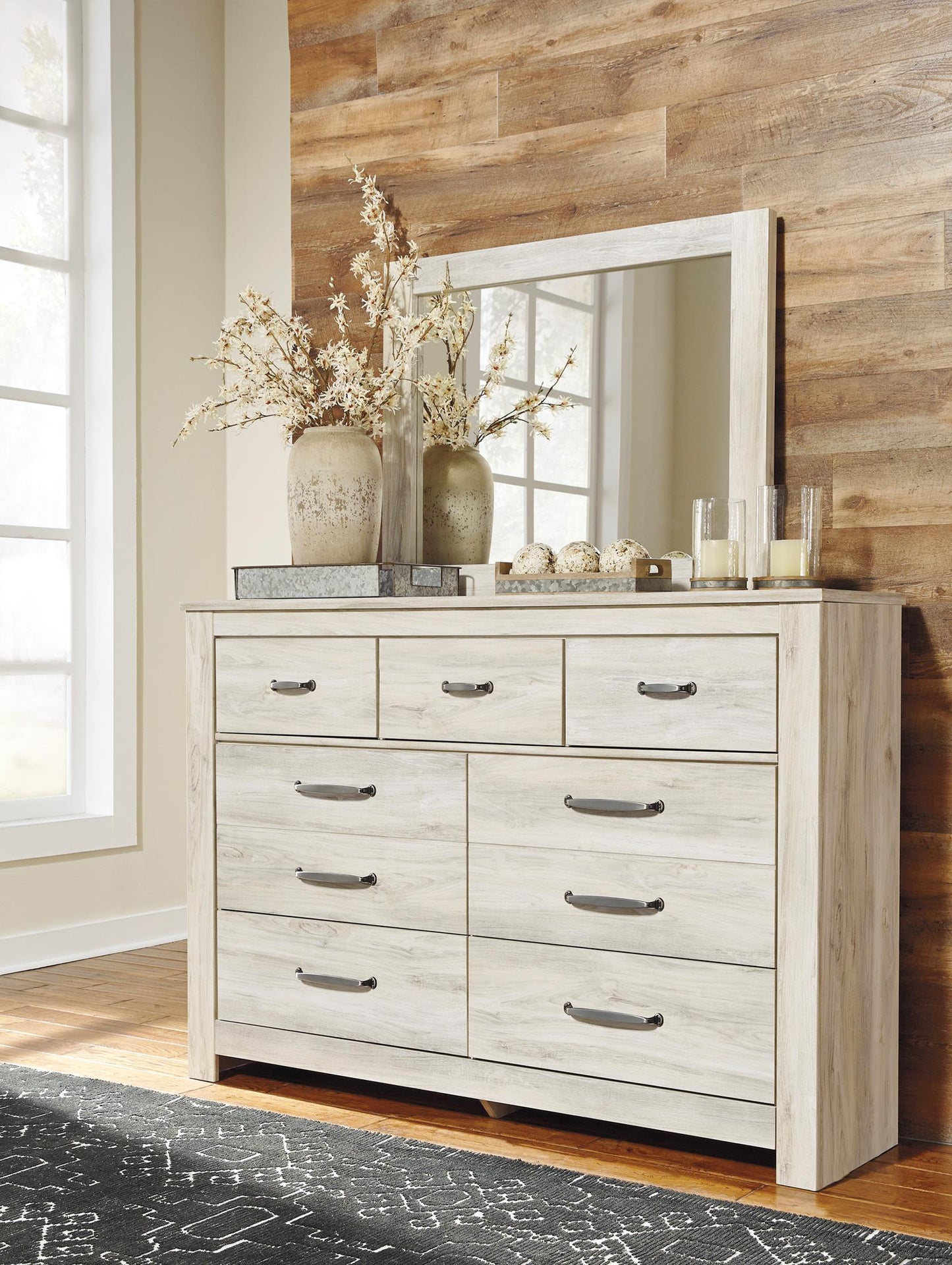 Bellaby 7 Drawer Dresser and Mirror