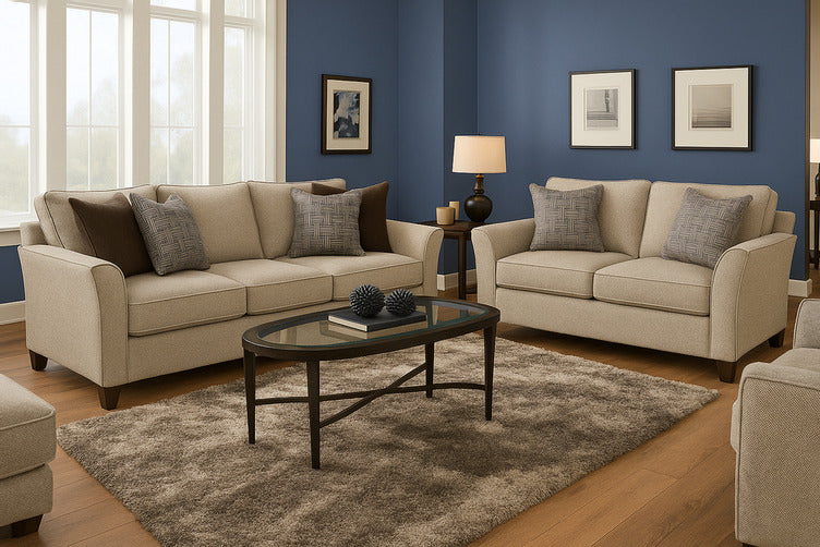 Elandor Loveseat Taupe