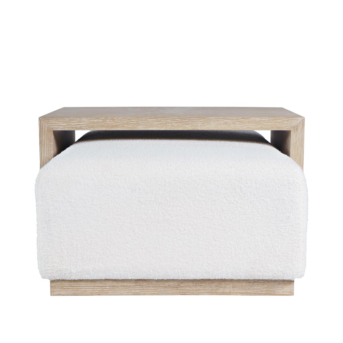 Boone Castered Cocktail Ottoman with Table