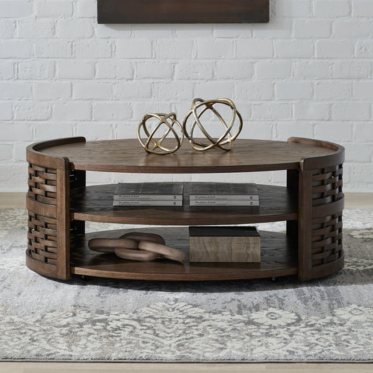 Warren Park Oval Cocktail Table - alternate view