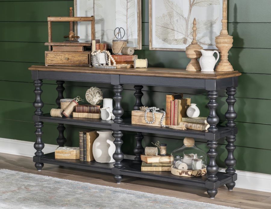 Vintage Market Turned Bobbin Leg Console