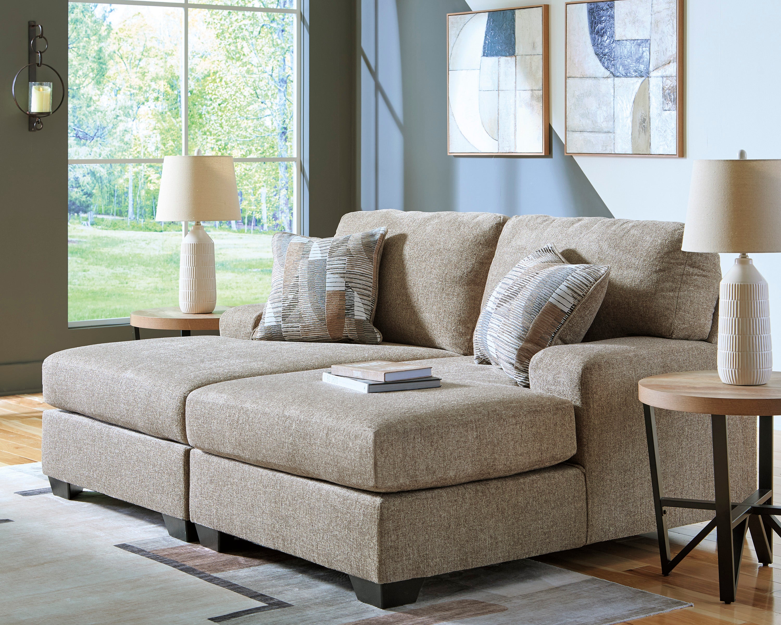 Ashley Newellen 2-Piece Super Chaise – Levin Furniture