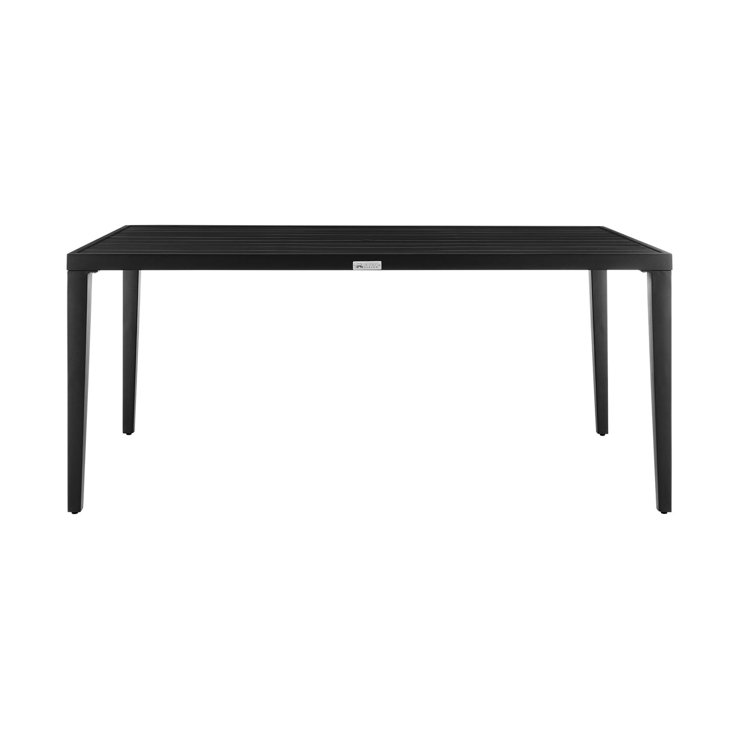 Aileen Outdoor Patio 7-Piece Dining Table Set in Aluminum and Wicker w