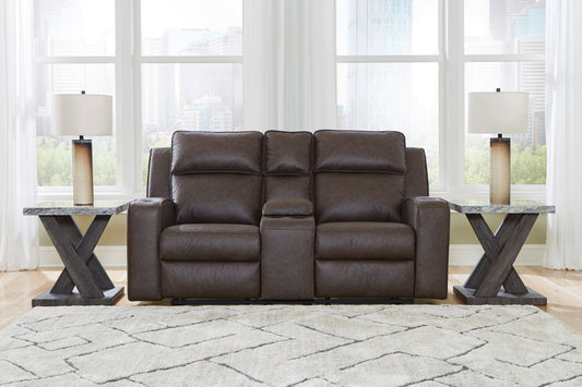 Lavenhorne Reclining Loveseat with Console - alternate view