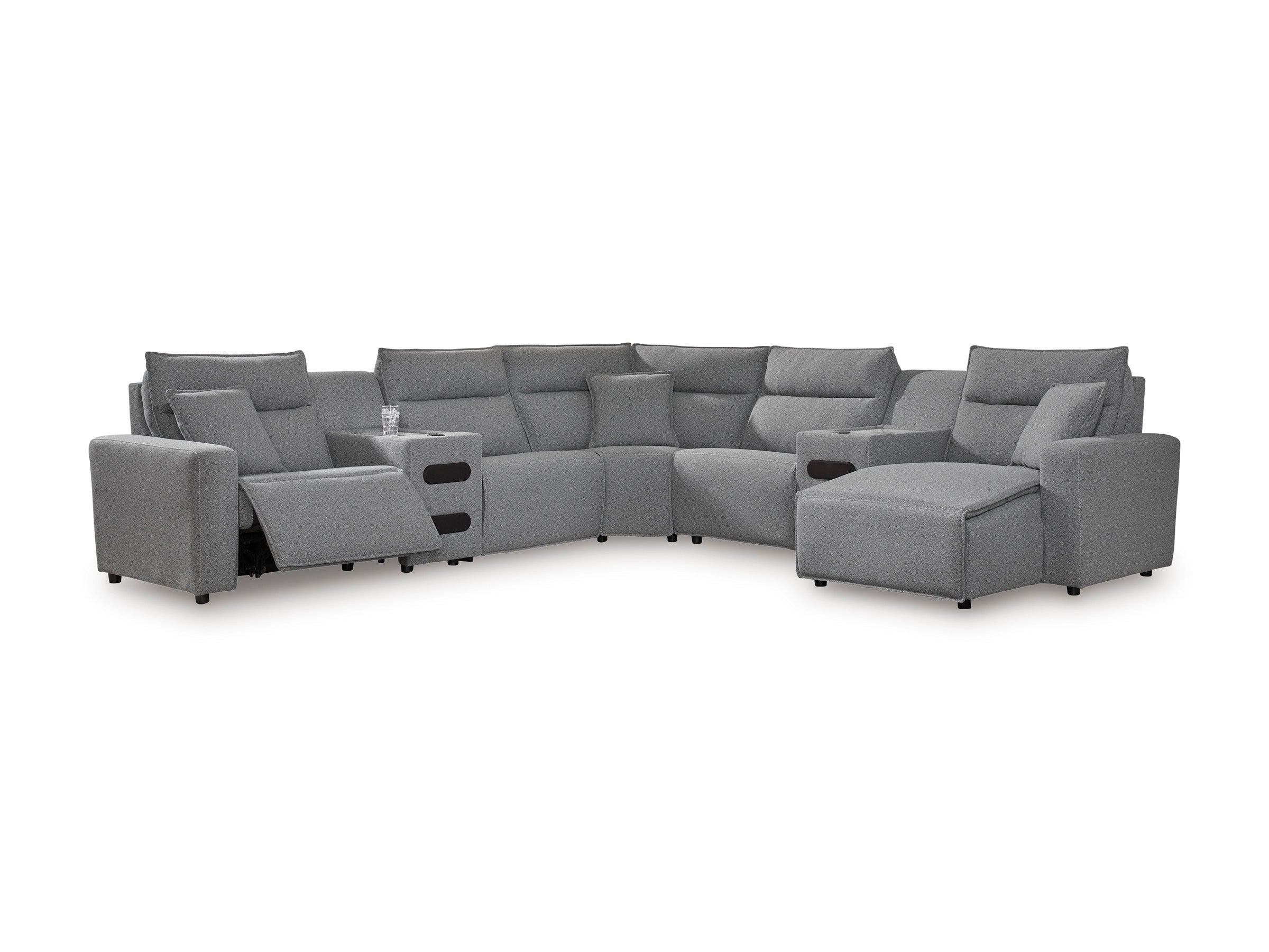 Ashley ModMax II 7-Piece Next-Gen Nuvella™ Performance Fabric Dual