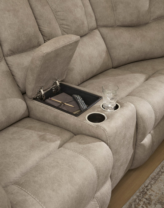 Ashley Ravenswaye 3-Piece Manual Reclining Sectional with Double Console - alternate view