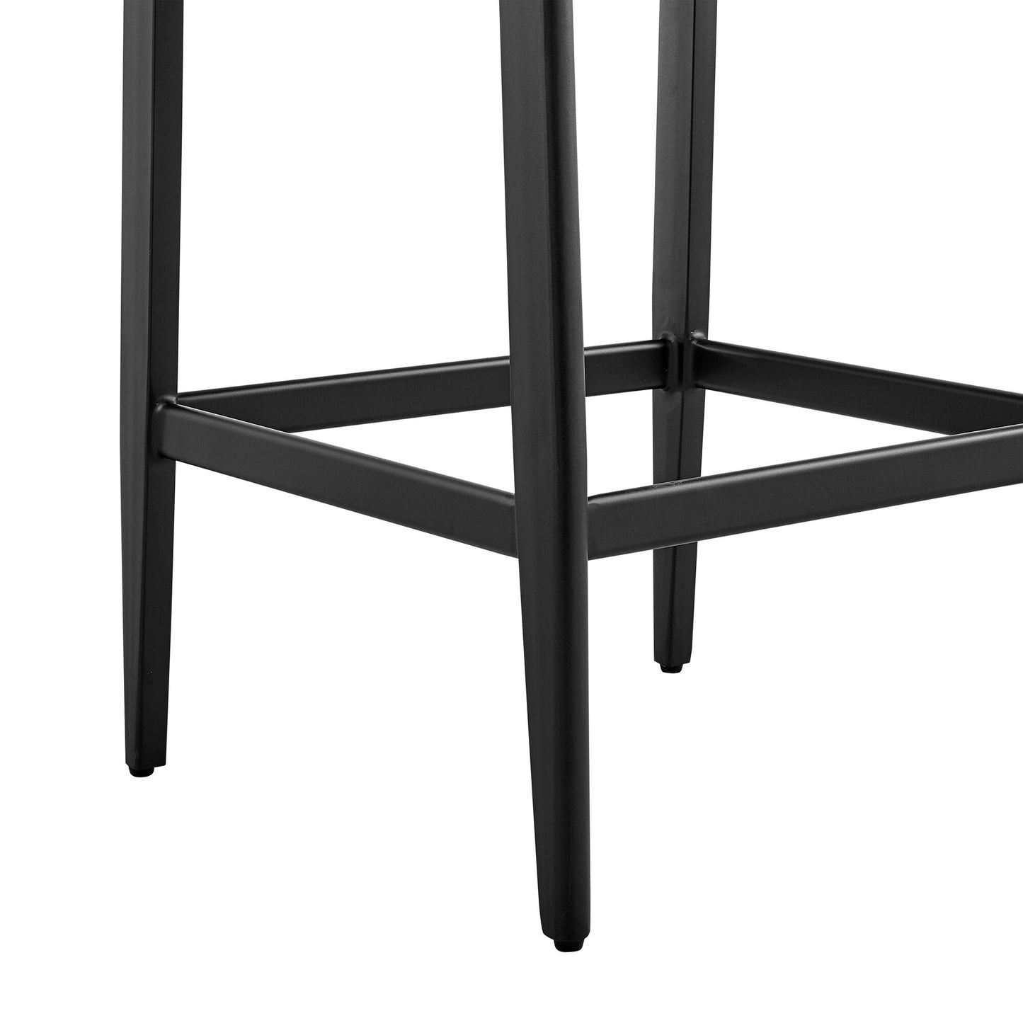 Grand Outdoor Patio Counter Height Bar Stool in Aluminum with Gray Cus