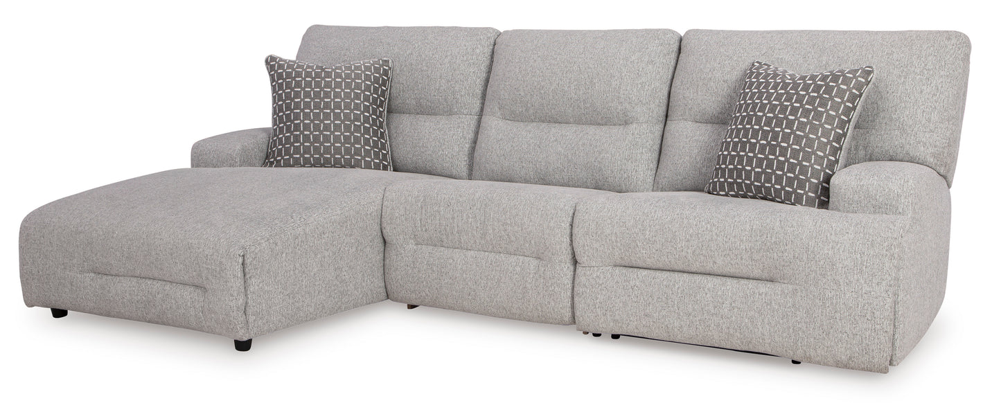 Acklen Place 3-Piece Left-Facing Power Reclining Sectional