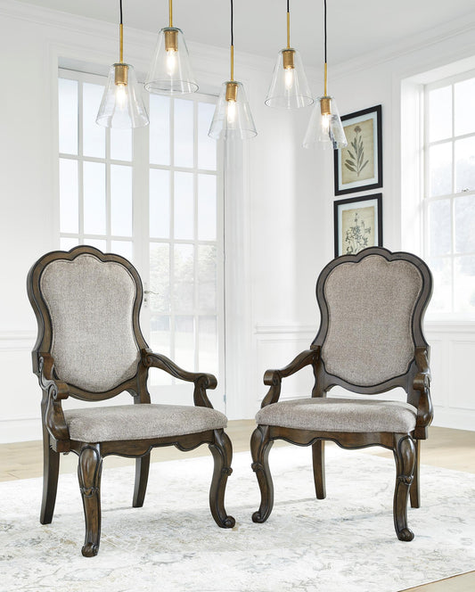 Maylee Dining Arm Chair (Set of 2) - alternate view