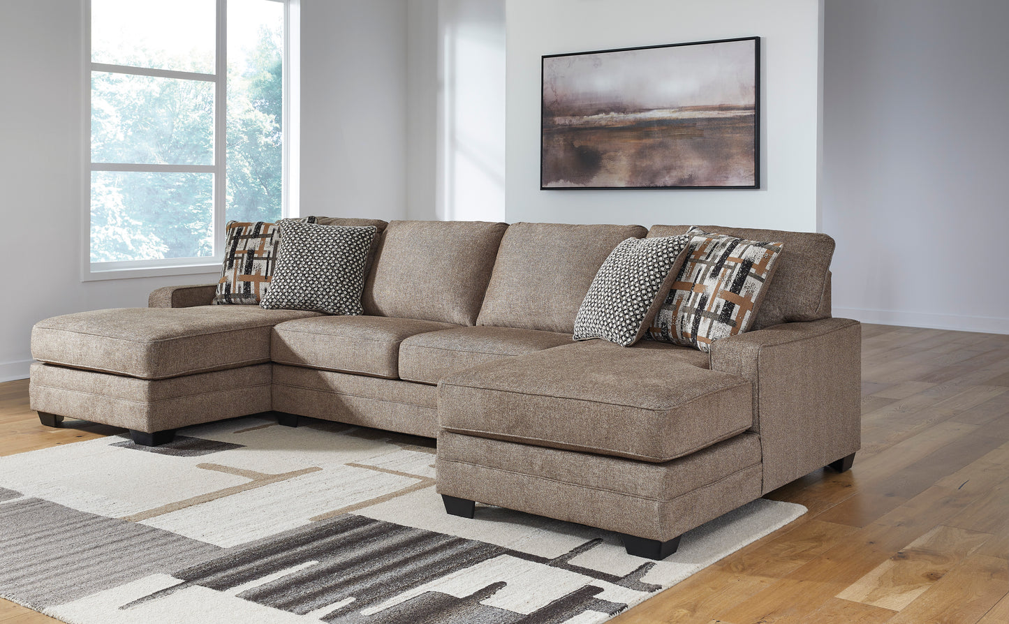 Cannonbrook 3-Piece Sectional with Double Chaise