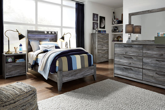 Baystorm Twin Panel Bed - alternate view