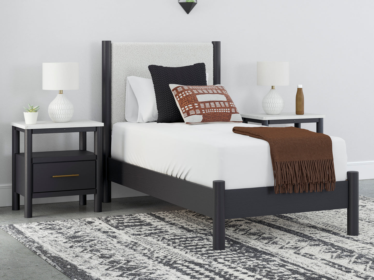 Ashley Cadmori Upholstered Panel Bed