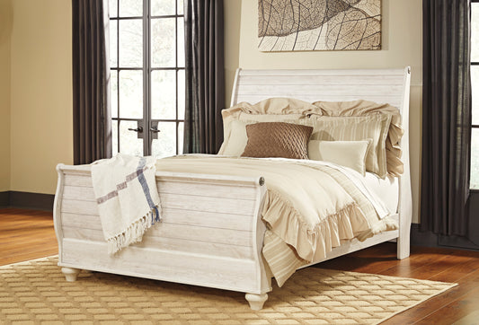 Willowton Sleigh Bed - alternate view