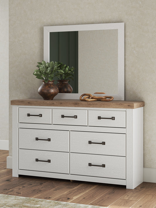 Ashley Savonport Dresser and Mirror - alternate view