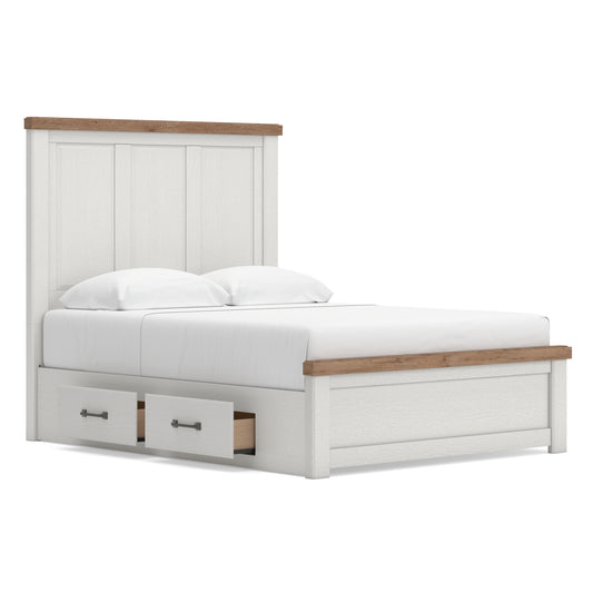 Ashley Savonport Panel Bed with Side Storage Queen - alternate view