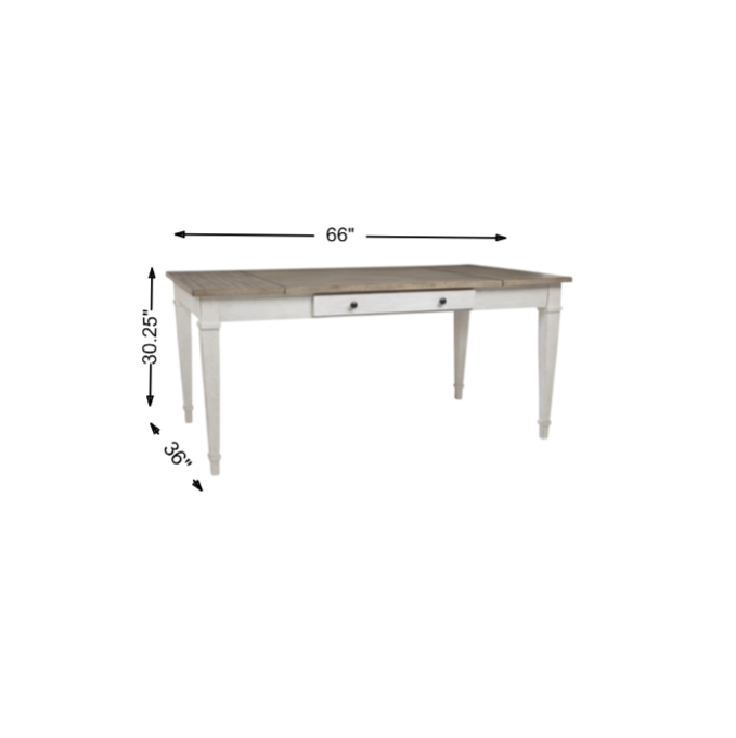Skempton Storage Dining Table with 2 Side Drawers