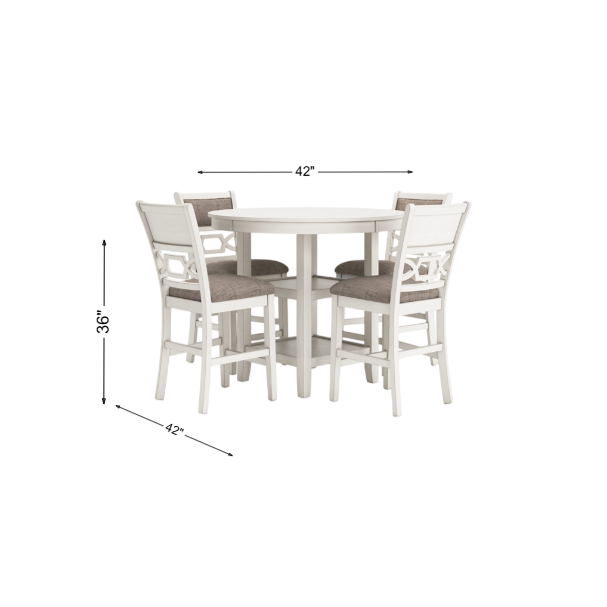 Erinberg 5-Piece Counter Dining Set