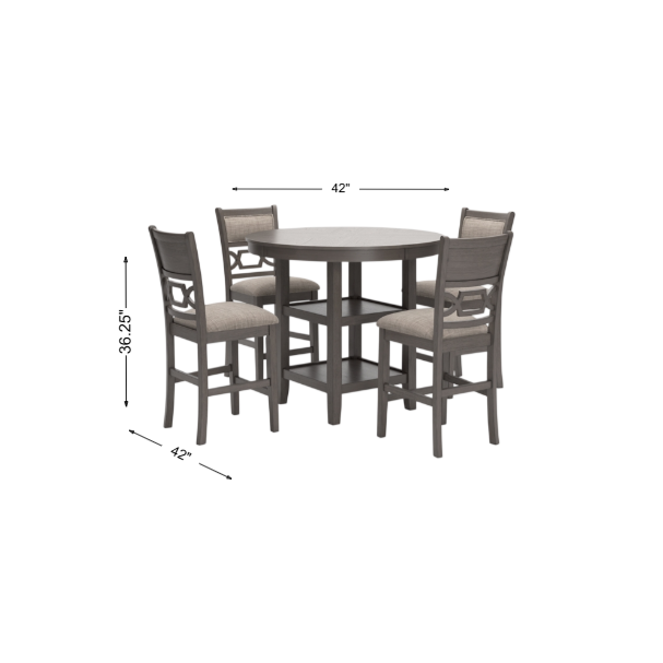 Wrenning 5-Piece Counter Dining Set