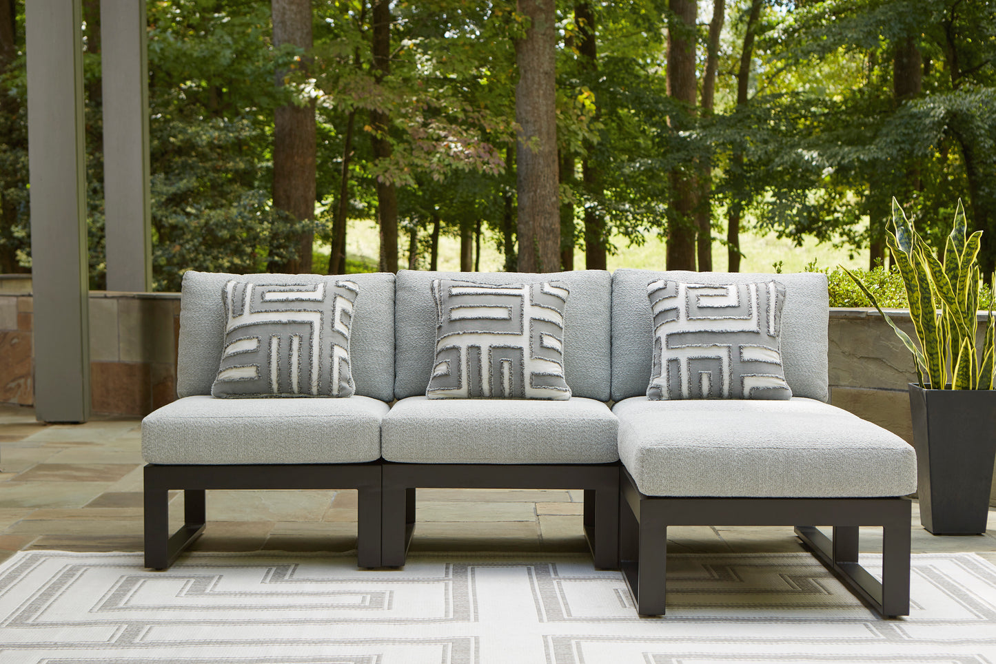 Ashley Beachloft 4-Piece Outdoor Sectional