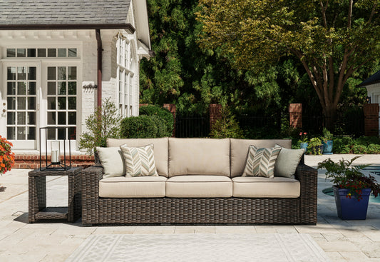 Ashley Coastline Outdoor Patio Sofa with Cushion - alternate view