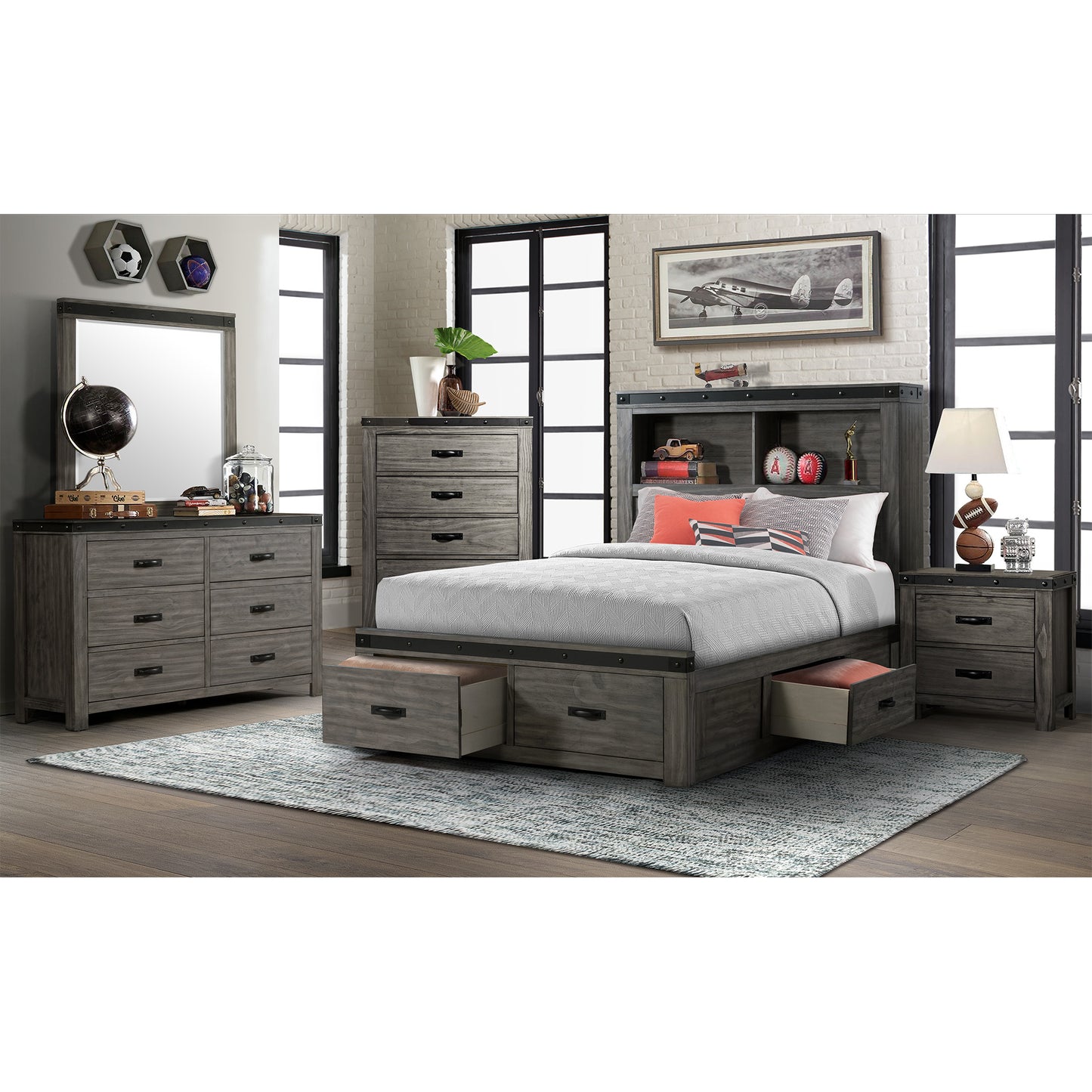 Mason 3-Piece Storage Bedroom Set