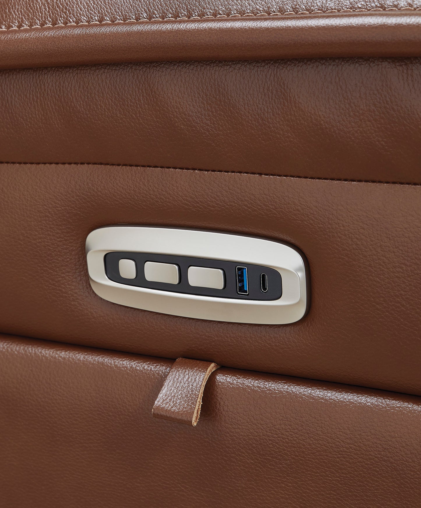 Healy Pier Leather Power Reclining Sofa