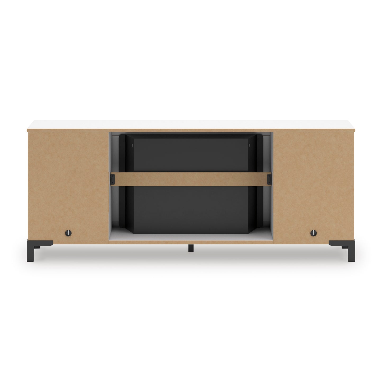 Brollevi TV Stand with Fireplace