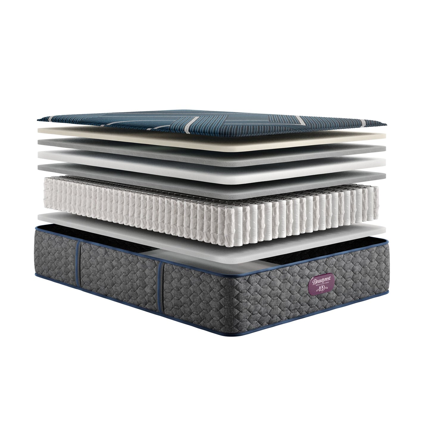 Beautyrest World Class 1000 Series Hybrid Cushion Firm Mattress