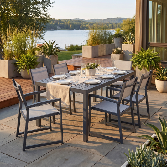 Laguna 5-Piece Outdoor Patio Dining Set - alternate view