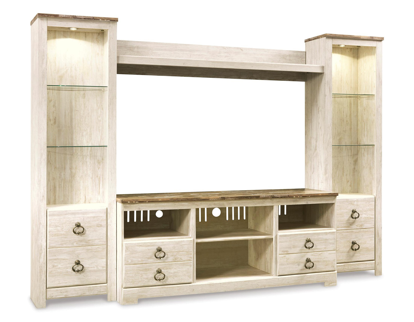 Willowton 4-Piece Entertainment Center