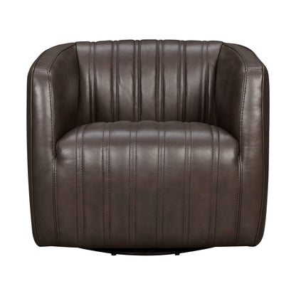 Aries Leather Swivel Chair