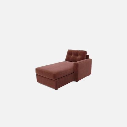 Modular One Right Arm Facing Chaise - Merlot