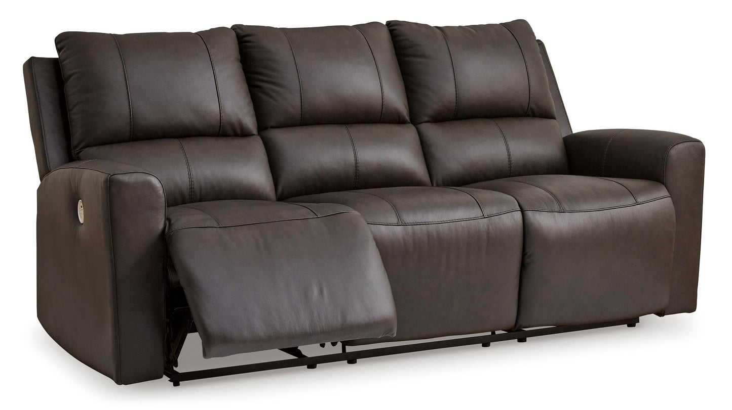 Boxmere Leather Power Reclining Sofa