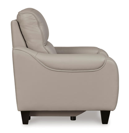 Mercomatic Leather Power Recliner