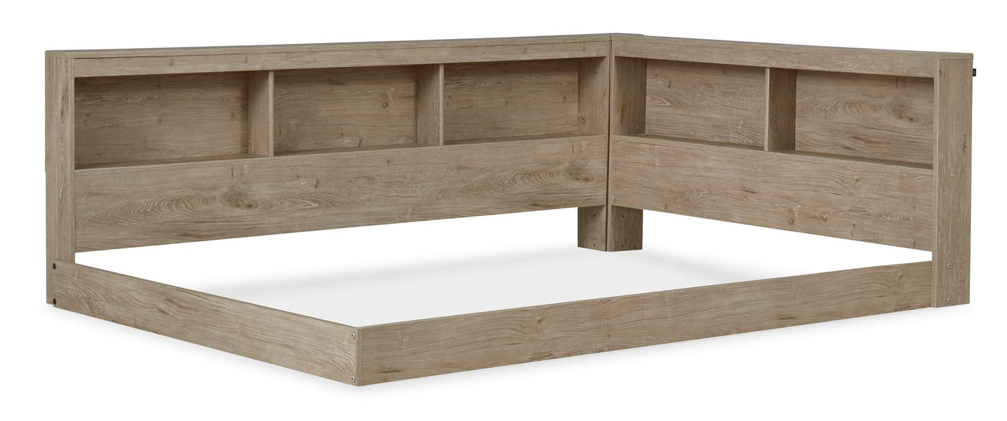 Oliah Full Bookcase Storage Bed