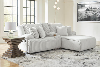 Top Tier Right Facing 3-Piece Reclining Sectional Sofa with Chaise