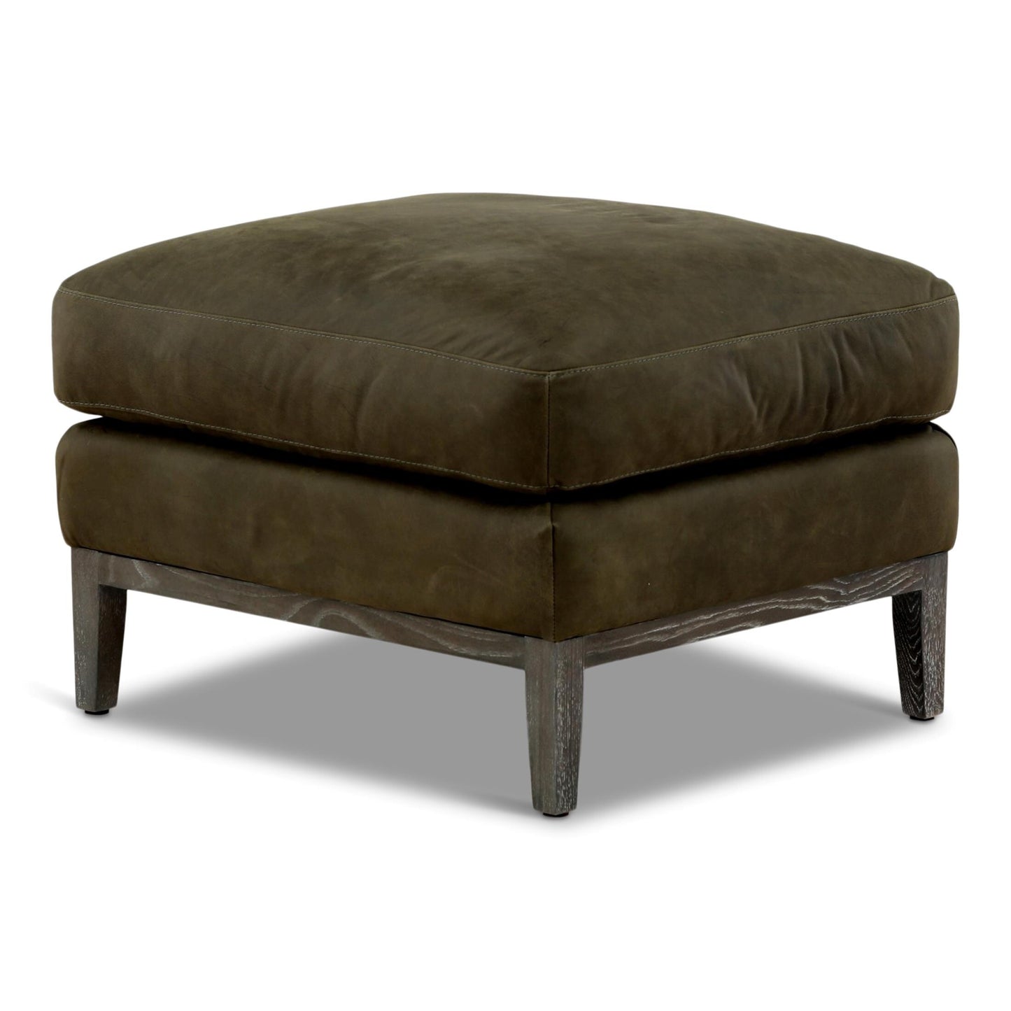 Optima Leather Ottoman