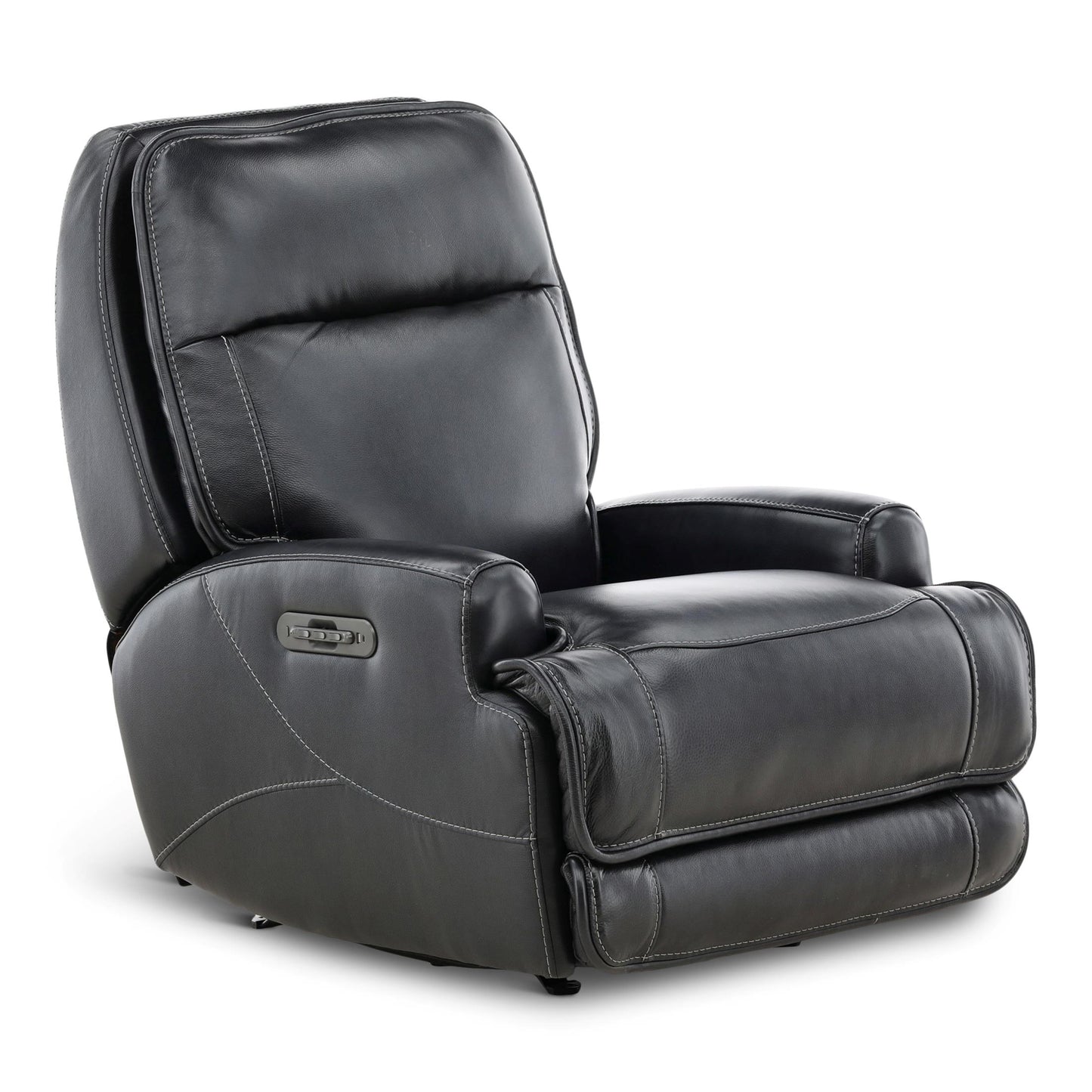 Maverick Leather Power Rocker Recliner