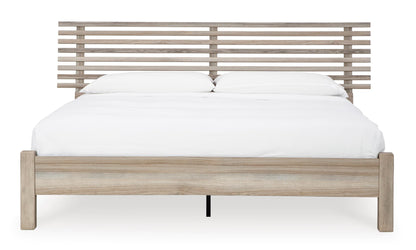 Hasbrick Queen Slat Panel Bed