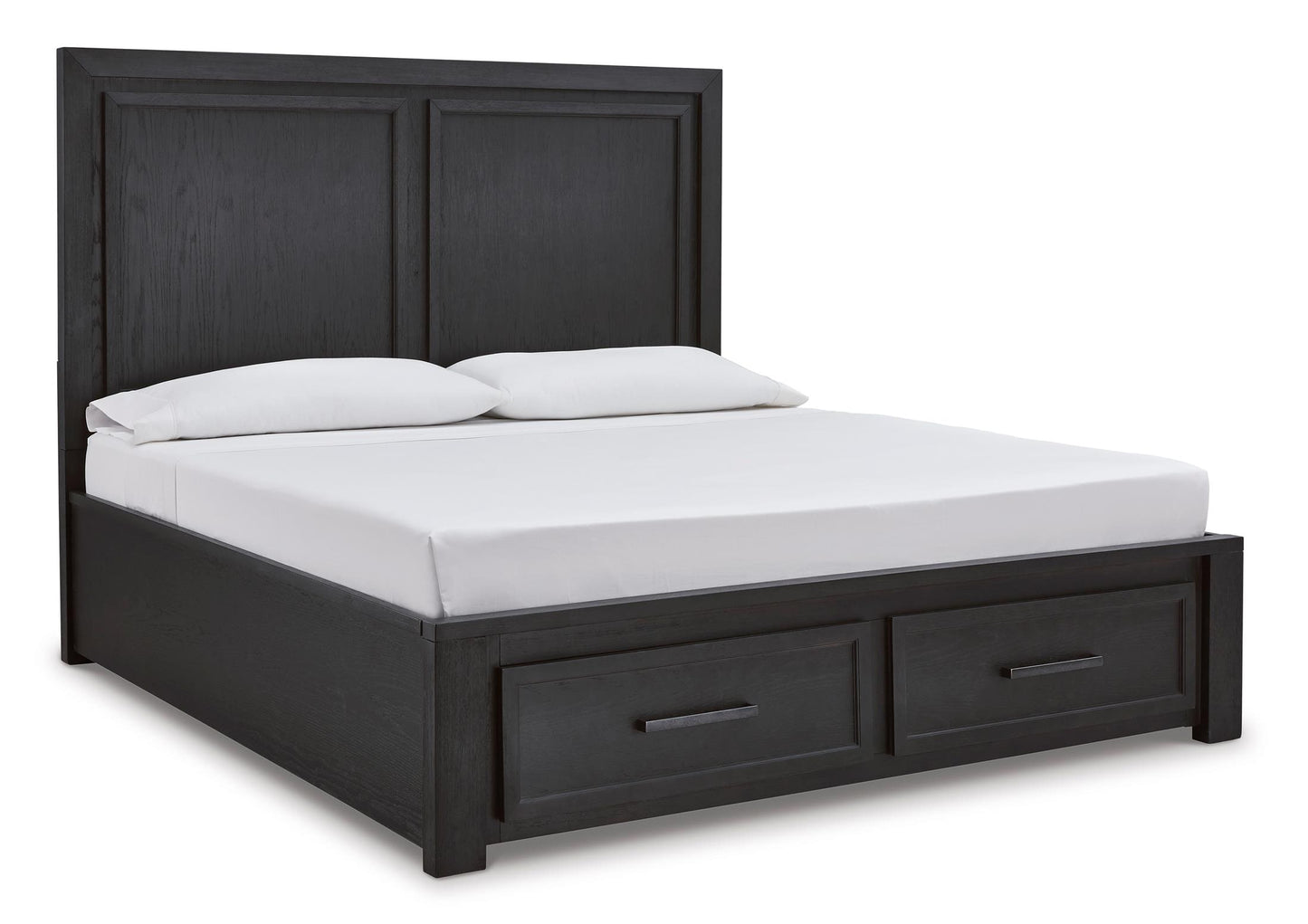 Foyland King Panel Storage Bed