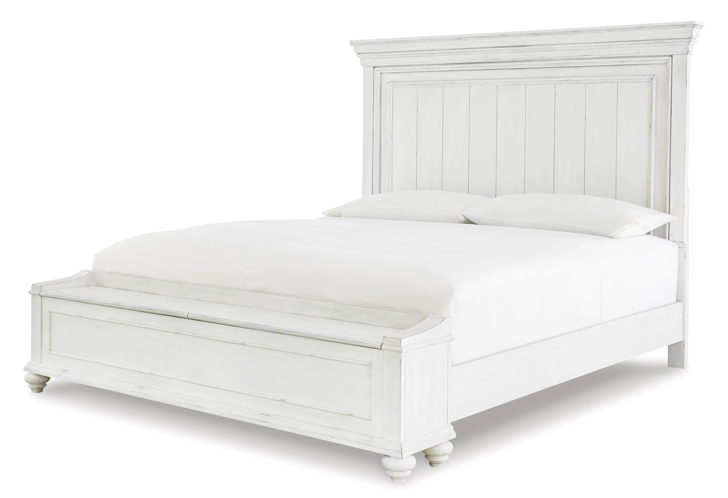 Kanwyn Queen Panel Bed with Storage Bench