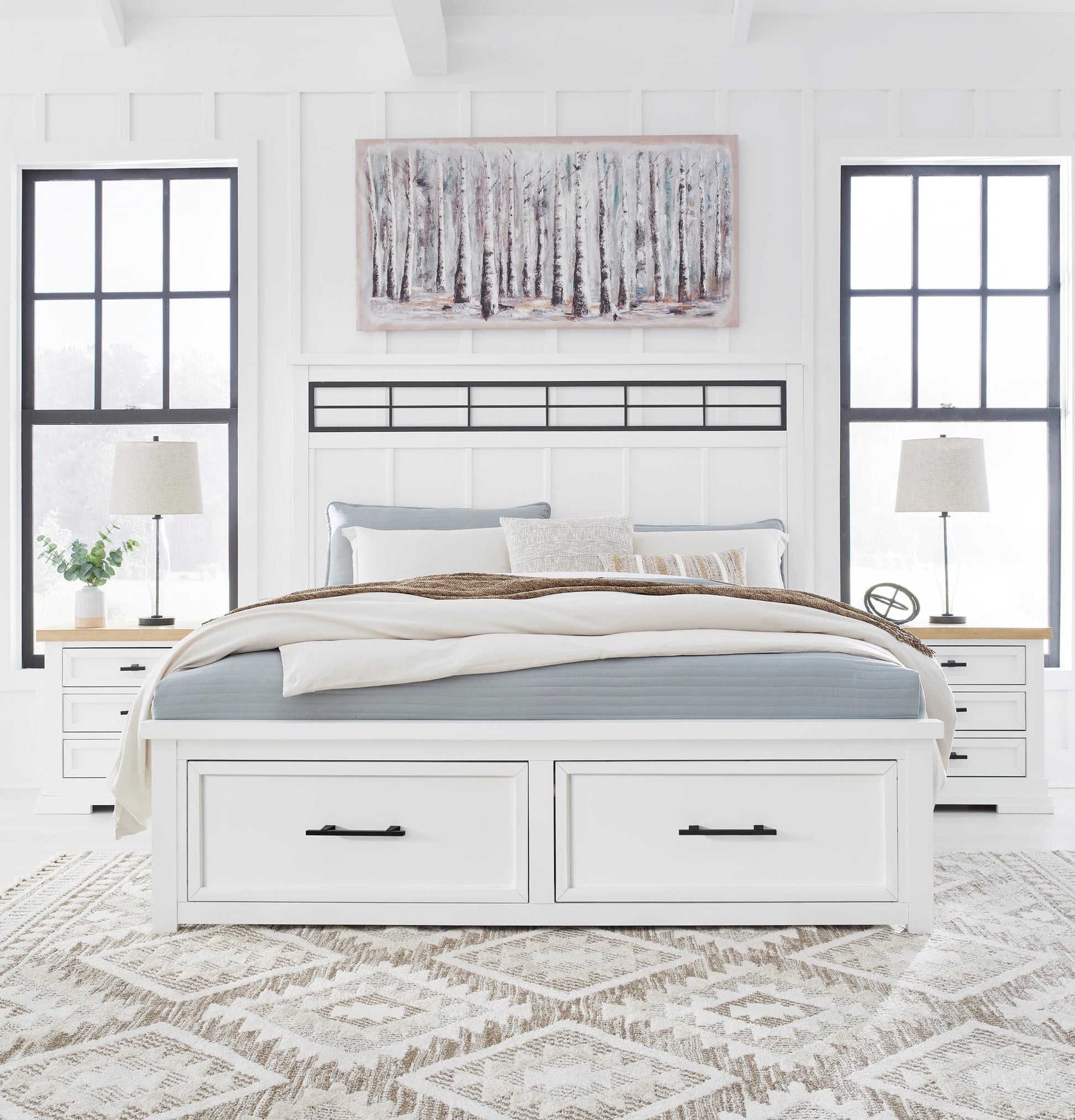 Ashbryn Panel Storage Bed