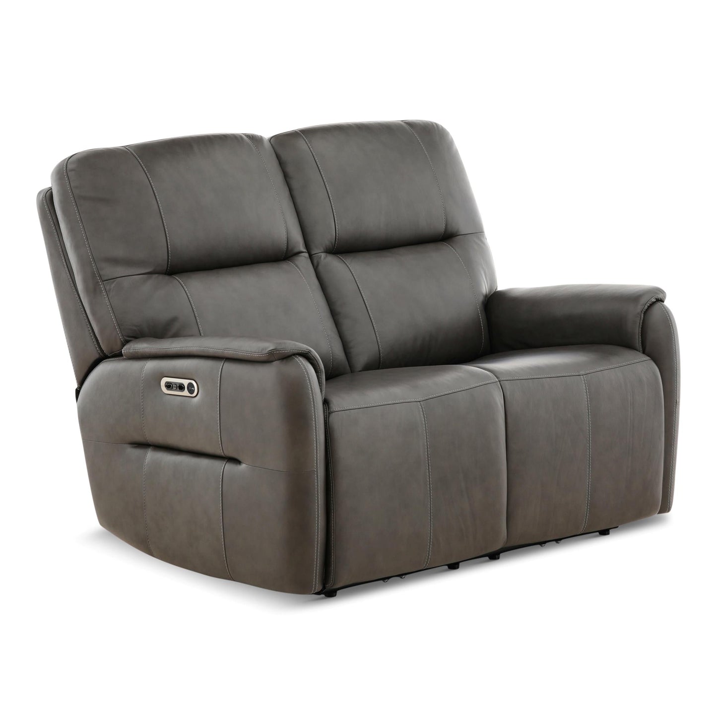 Walker Leather Power Reclining Loveseat