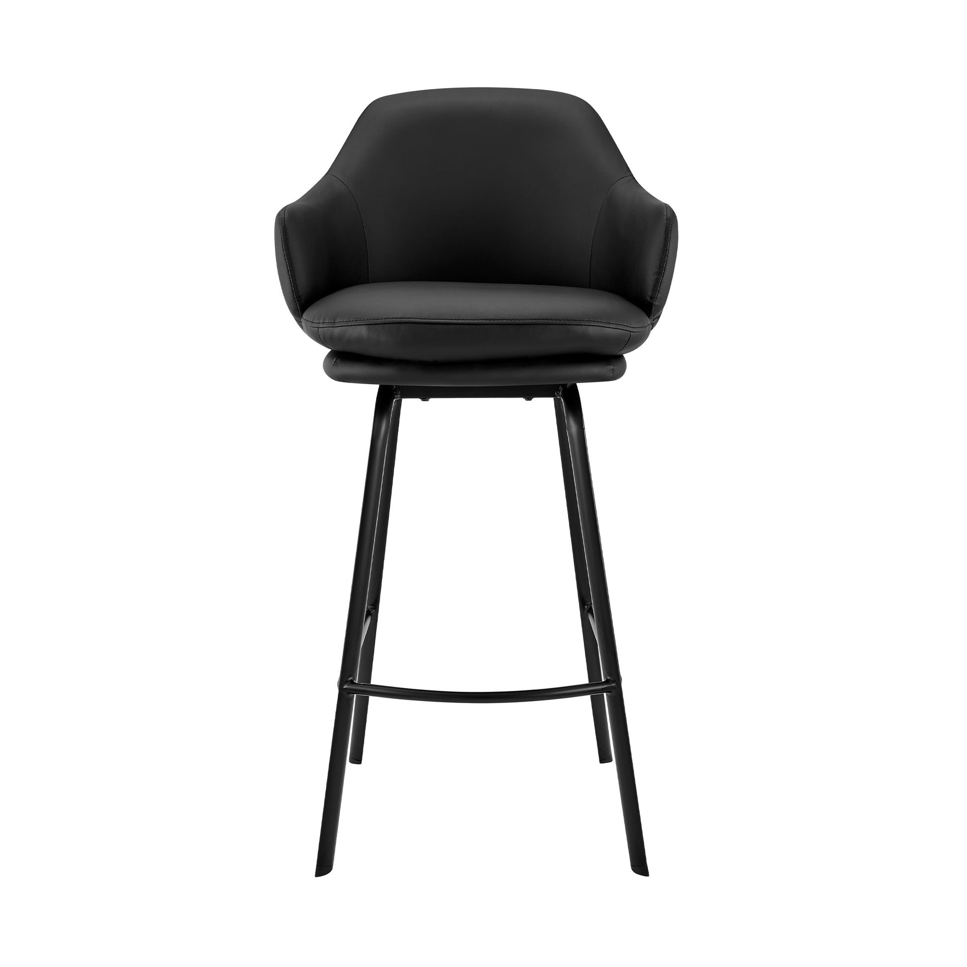 Brigden Black Swivel 26" Counter Stool