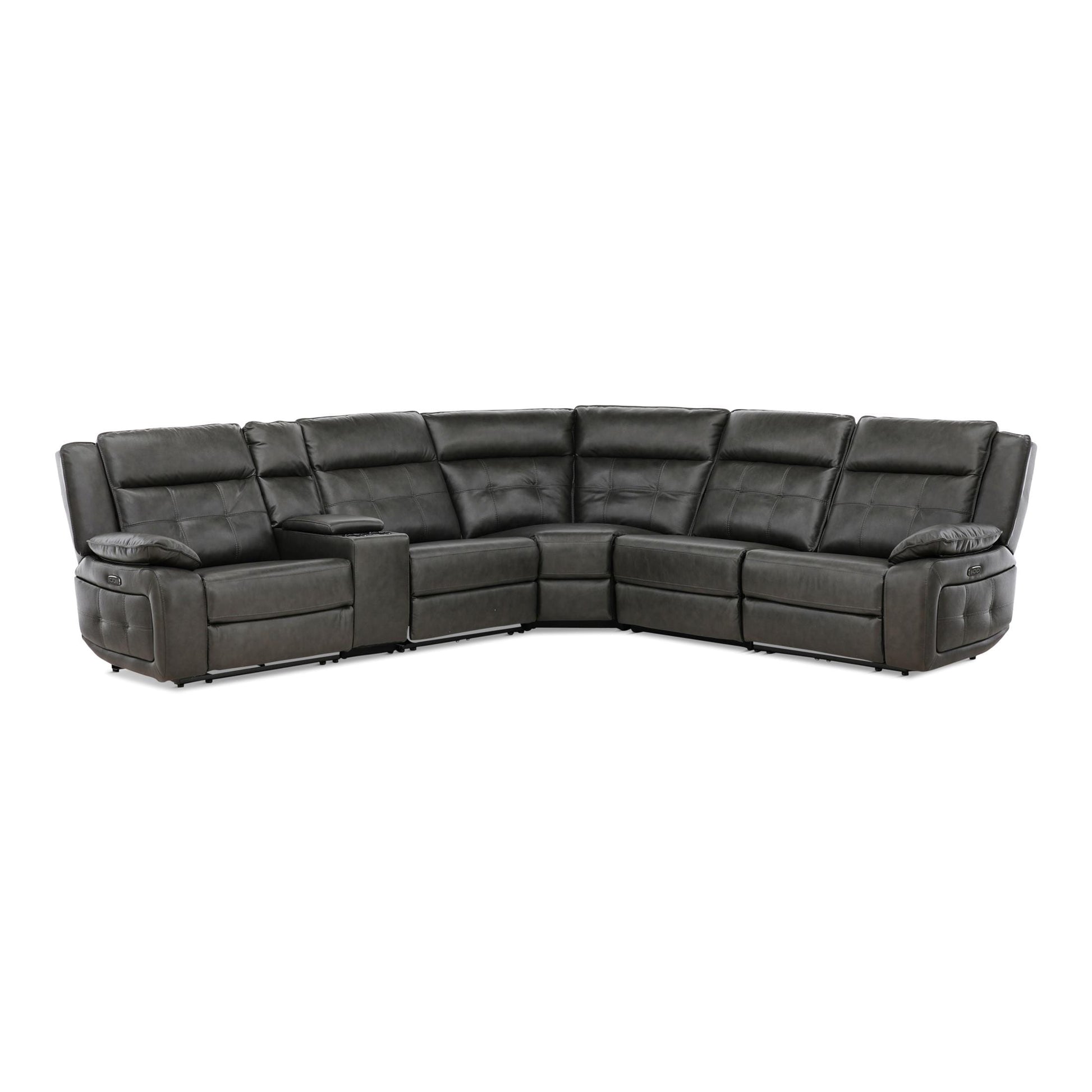 Afton 6-Piece Power Reclining Sectional