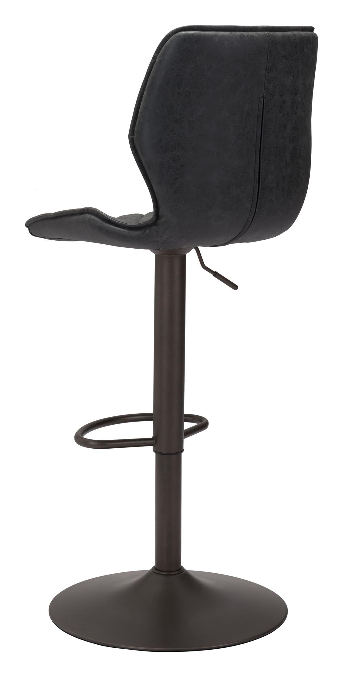 Seth Barstool Vintage Black & Dark Bronze