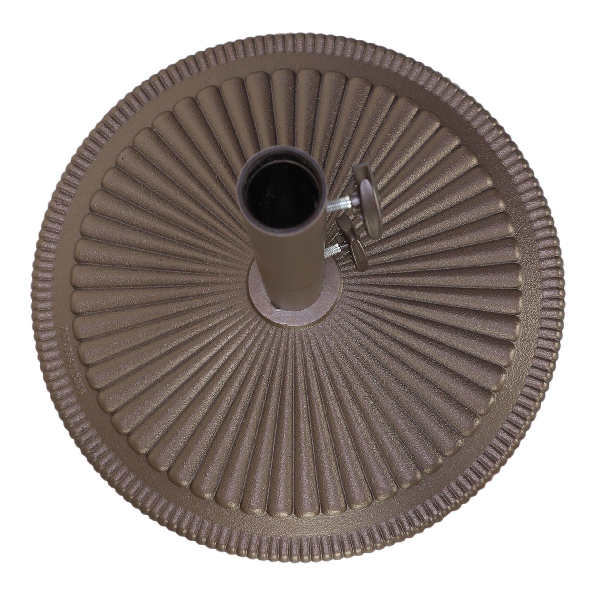 50 lb patio umbrella bases Treasure Garden Classic Umbrella Base, Bronze