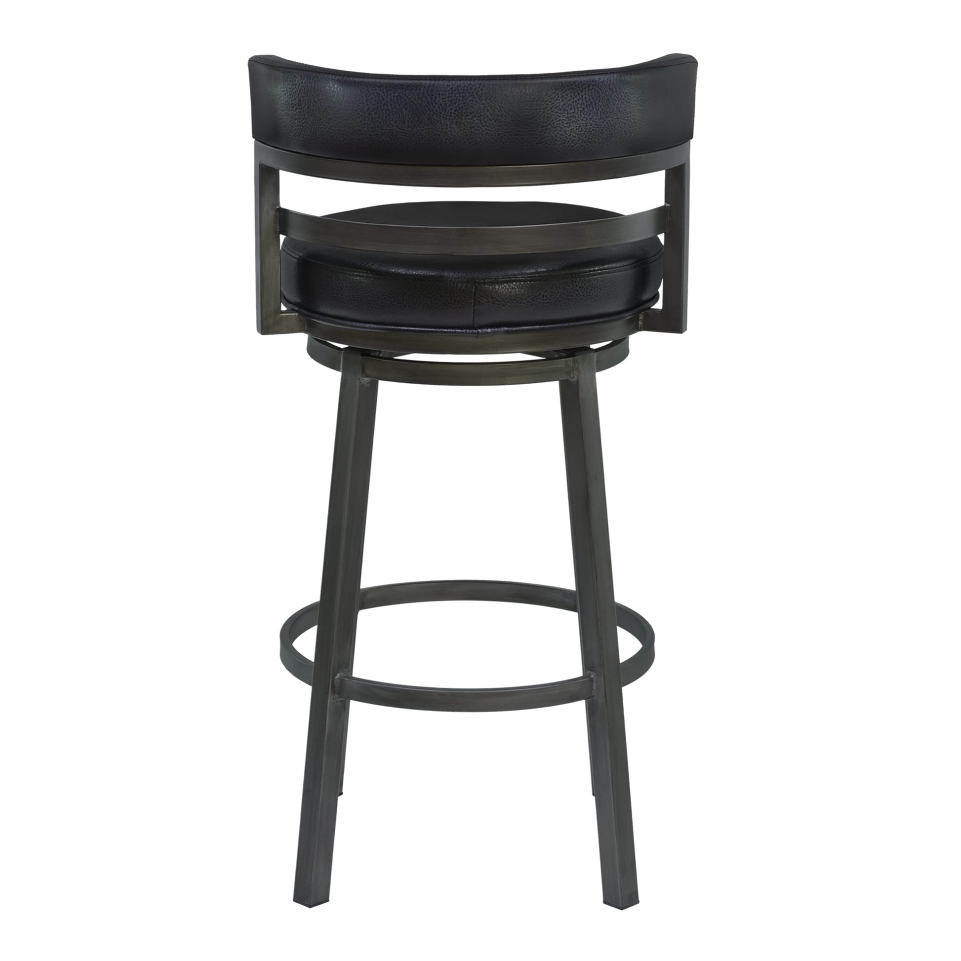 Titana 30" Bar Height Metal Swivel Barstool